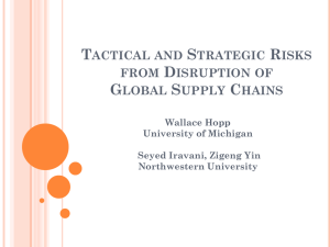 Firm A - Supply Chain Risk Leadership Council