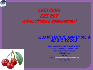 anlatycal chemistry lecture2
