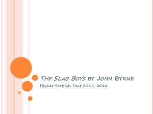 The Slab Boys - WordPress.com