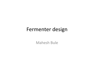 Fermenter design - Washington State University