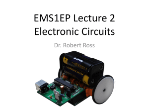 EMS1EP Lecture 2 – Electronic Circuits