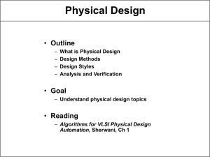 Physical Design - CS Course Webpages