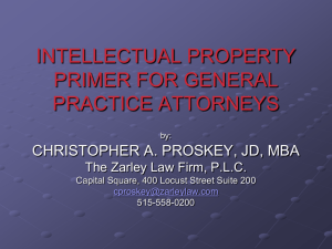 Intellectual Property Primer for General Practice Attorneys