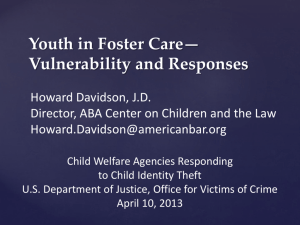 Why Foster Kids Are At Heightened Vulnerability For Identity Theft
