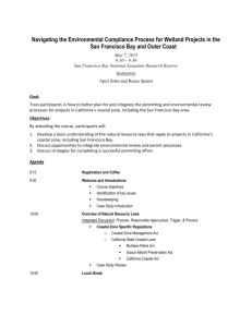 Workshop Agenda - San Francisco Bay National Estuarine