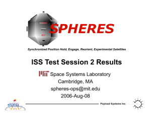 spheres - MIT Space Systems Laboratory