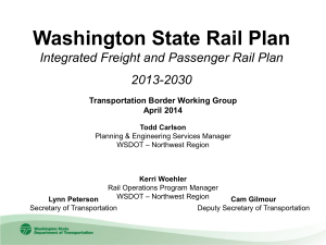 Washington State Rail Plan