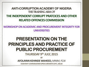 PRINCIPLES AND PRACTICES OF PUBLIC