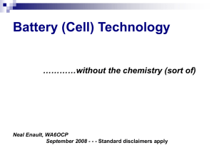 Battery (Cell) Technology