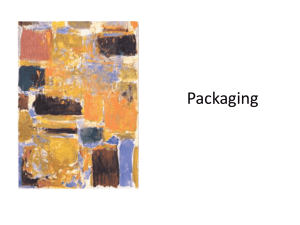 Packaging (ppt) - Ohio University