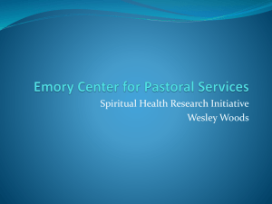 Emory Center for Pastoral Services