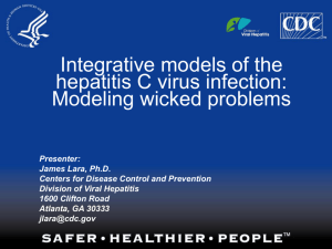Integrative models of the hepatitis C virus infection
