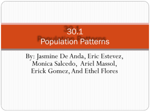 30.1 population patterns - ORH Media-