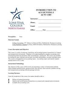 Skills and Competencies - Lone Star College System