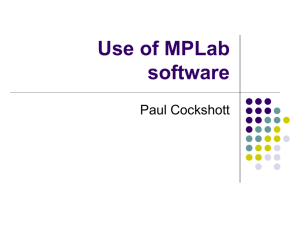Use of MPLab software