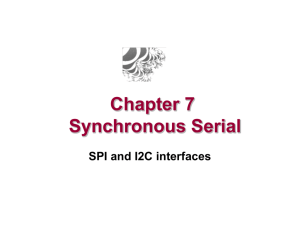 Chapter 7 Synchronous Serial Interfaces (SPI - Programming 16-bit