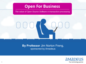 Open for business - Amadeus Corporate Blog