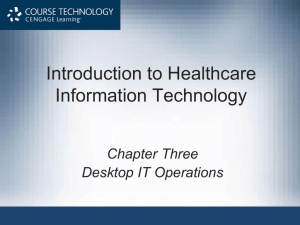 Introduction to Healthcare Information Technology