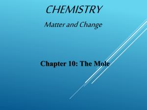 Chemistry: Matter and Change