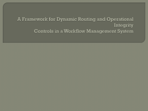 A Framework for Dynamic Routing and Operational Integrity