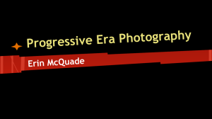 Progressive Era Photography - Erin mcquade