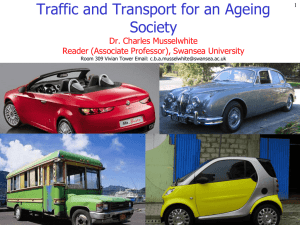 Traffic and Transport for an Ageing Society.