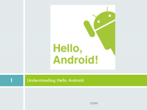 Understanding Hello Android