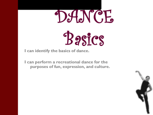 DANCE is…