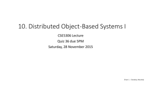 10. Distributed Object