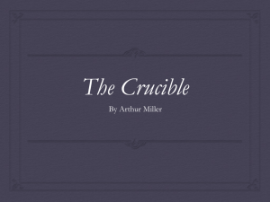 The Crucible - Valhalla High School