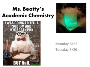 Chemistry 2013-2014 Syllabus