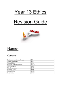 ethics - Bournemouth School RS