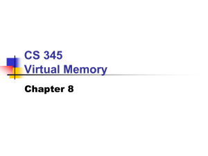 Virtual Memory - BYU Computer Science Students Homepage Index