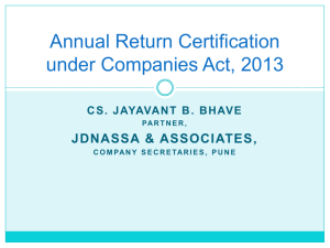28.03.2015 presentation on AR certification under CA 2013