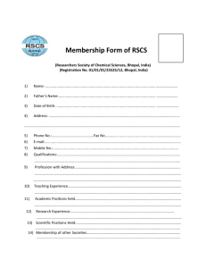 Click here to Membership Form of Researchers Society of