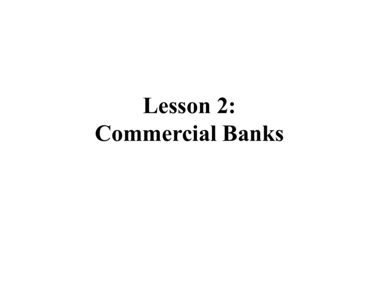 lesson-2-commercial-banks