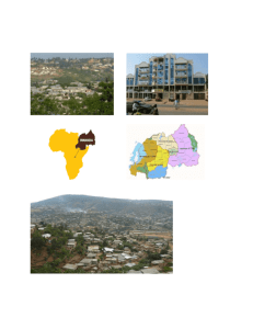 1.1 The urbanization phenomenon in Rwanda