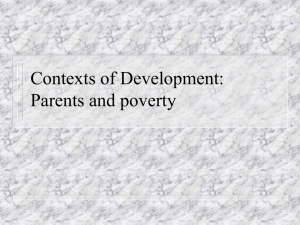 Parents and poverty