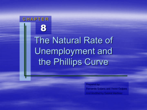 Chapter 8: The Natural Rate of Unemployment and the Phillips Curve