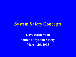 System Safety Concepts