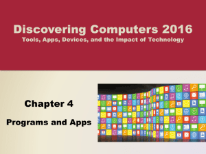 Chapter 4. Programs and Apps