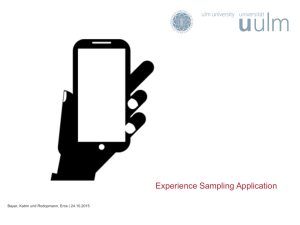 Experience Sampling