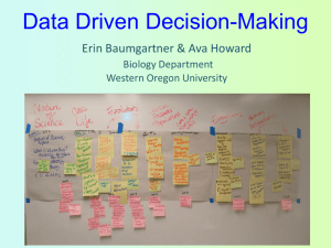 Data-Driven Decision Making Erin Baumgartner & Ava Howard