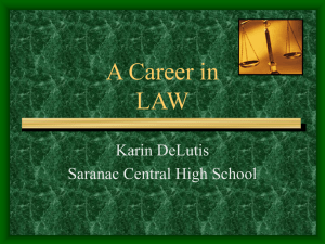 A Career in LAW