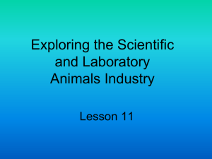Animal Science and the Industry