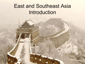 East Asia Intro