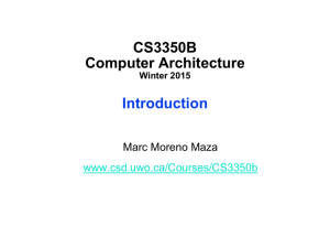 CSE 431. Computer Architecture