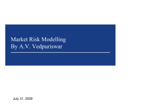Market Risk Modelling