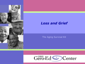 Loss and Grief: The Aging Survival Kit