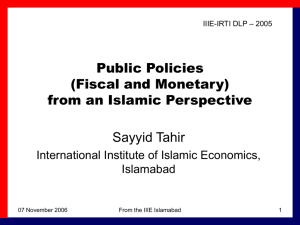 PowerPoint file - Islamic Development Bank